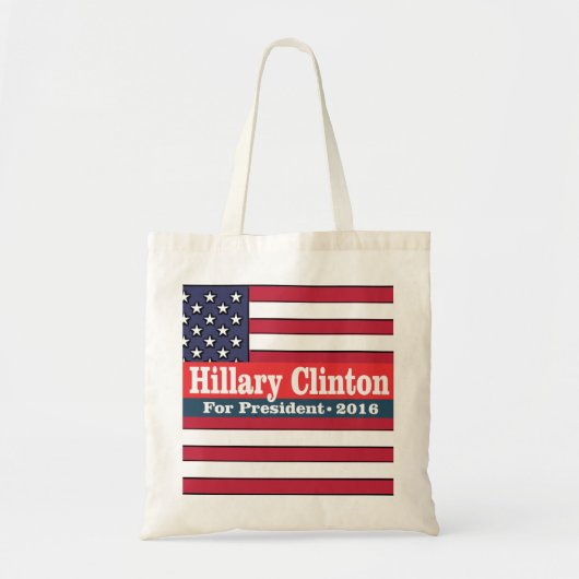 Hillary Clinton voor President 2016 Tote Bag (Voorkant)