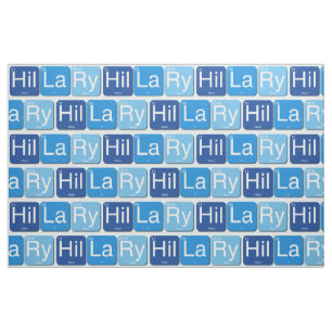 Hillary Clinton voor President Fabric Stof