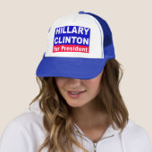 Hillary Clinton voor President Trucker Pet (In situ)