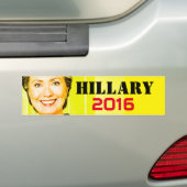 Hillary Clinton voor US President 2016 Bumpersticker (Op auto)