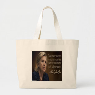 Hillary Clinton Vrouwen R Anonieme Cadeaus & T-shi Grote Tote Bag