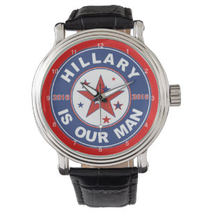 Hillary Clinton watch Horloge