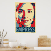 Hillary (Empress): Obama parody poster (Keuken)
