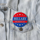 "HILLARY FOR PRISON 2016" 3-inch Ronde Button 7,6 Cm (In situ)