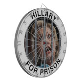 Hillary for Prison Dartbord (Voorkant Links)