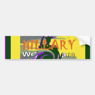 Hillary for USA President We zijn sterker samen Bumpersticker