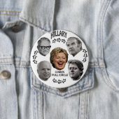 Hillary Full Circle 4-inch Button (In situ)