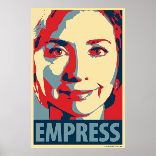 Hillary (impératrice) : Poster parodique d'Obama (Devant)