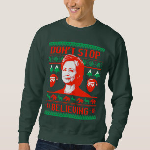 Hillary Kerstmis - Stop niet met geloven - Trui