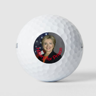Hillary naar de gevangenis Golfballen
