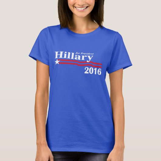 Hillary pour le président T-shirt 2016 (Devant)