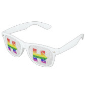 Hillary Pride Retro Zonnebril (Gekanteld)