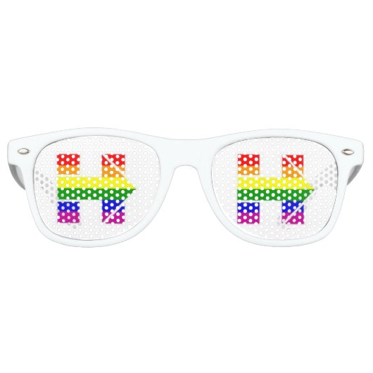 Hillary Pride Retro Zonnebril (Voorkant)