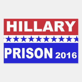 Hillary Prison 2016 populaire politieke stickers