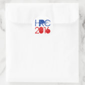 Hillary Rodham Clinton 2016 Ronde Sticker (Tas)