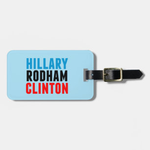 Hillary Rodham Clinton Bagagelabel
