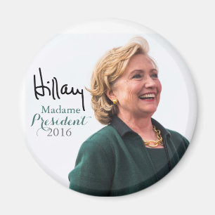 Hillary Rodham Clinton Madame President magneet