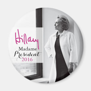 Hillary Rodham Clinton Madame President Magnet Magneet