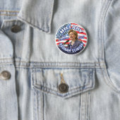 Hillary Rodham Clinton Voor President Button 2008  (In situ)
