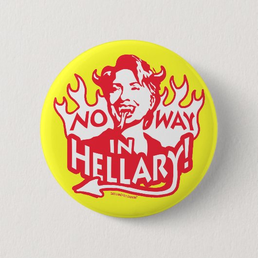 Hillary Satin Devil Ronde Button 5,7 Cm (Voorkant)