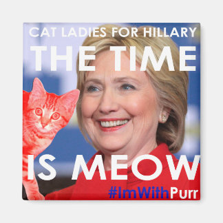 Hillary Time is een magnet Magneet