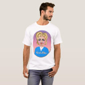 Hillary tordue, mâle de T-shirt (Devant entier)