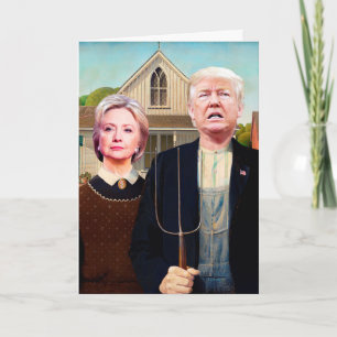 Hillary & Trump politiek correcte Kaart