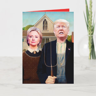 Hillary & Trump politiek correcte Kaart