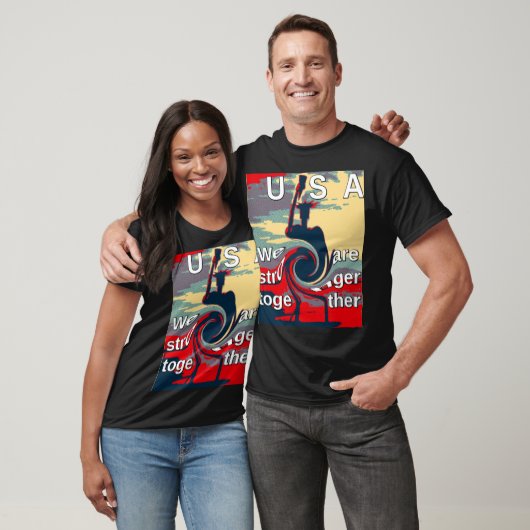 Hillary USA, we zijn sterker samen T-shirt (Unisex)