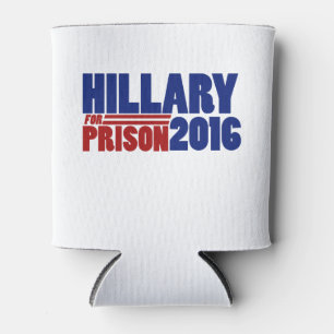 Hillary voor de gevangenis 2016 blikjeskoeler
