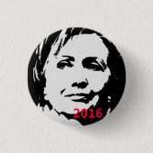 Hillary voor President 2016 Button (Voorkant)