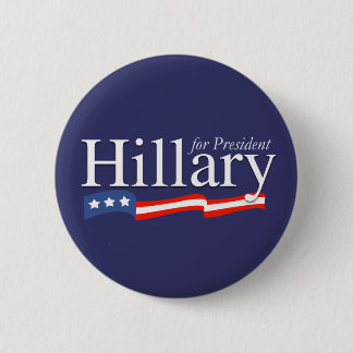Hillary voor President Buttonnen en stickers Ronde Button 5,7 Cm