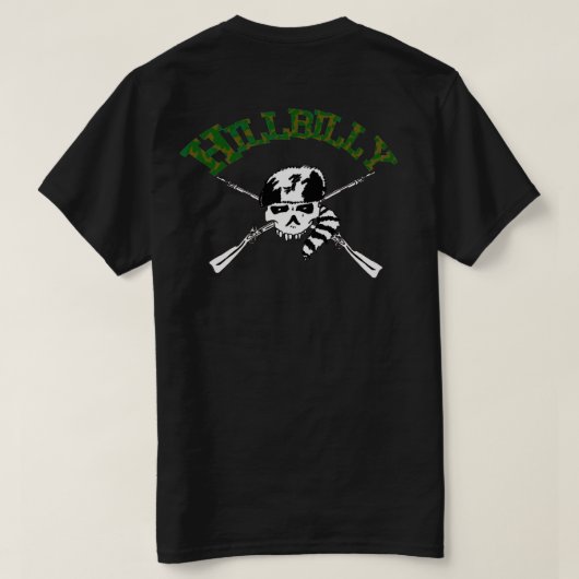 Hillbilly Botten Camo T-shirt (Design achterkant)