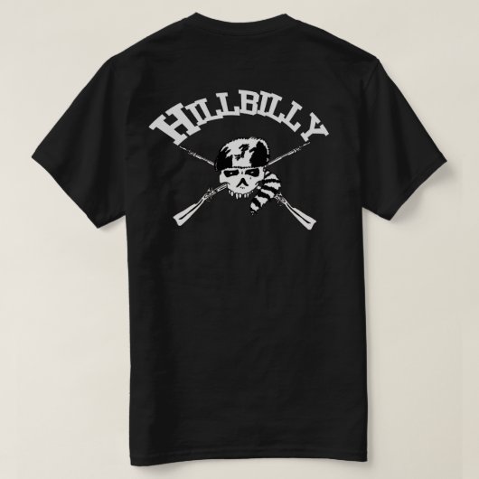 Hillbilly Botten T-shirt (Design achterkant)