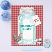 HIllbilly Bunco Flyer (Enkel)