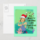 Hillbilly kerstKaart Feestdagenkaart (Voorkant / Achterkant)