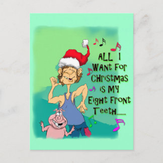 Hillbilly kerstKaart Feestdagenkaart