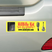 HillBilly Kid bumpersticker (Op auto)