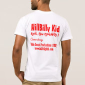 HillBilly Kind Plain T-Shirt (Achterkant)