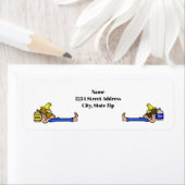 Hillbilly Moonshiners Return Address Label (Insitu)