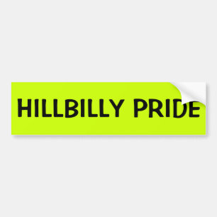 HILLBILLY PRIDE BUMPERSTICKER