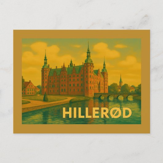 Hillerød Castle Denmark Briefkaart (Voorkant)