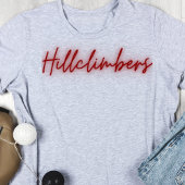 Hillgrimpeurs Tshirt de script lumineux
