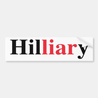 "Hilliary" Bumpersticker