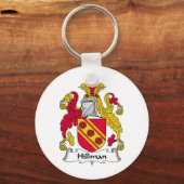 Hillman Family Crest Sleutelhanger (Voorkant)