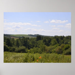 Hills of Pennsylvania Poster