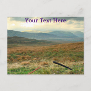 Hills of Perthshire Scotland maatgevend Briefkaart
