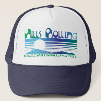 Hills Rolling Trucker Hoed met Sunset Design Pet