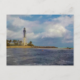 Hillsboro Inlet Light Custom Briefkaart