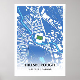 Hillsborough Stadium Poster, de thuisbasis van She Poster
